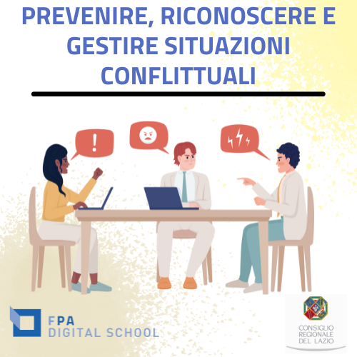 CORSO TECNICHE DI CONCILIAZIONE (CORSO DI NATURA PSICOLOGICA) PER I CONCILIATORI E I DEFINITORI DELL’UFFICIO SUPPORTO CORECOM