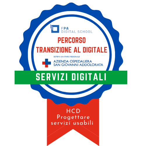 Servizi digitali |  Progettare servizi usabili con lo Human Centred Design  